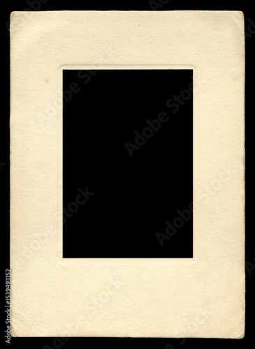 Original background texture of the side of an old photo, vintage paper.
