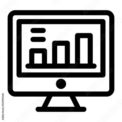 Data Analytics Monitor Display