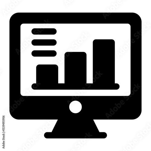 Data Analytics Monitor Display