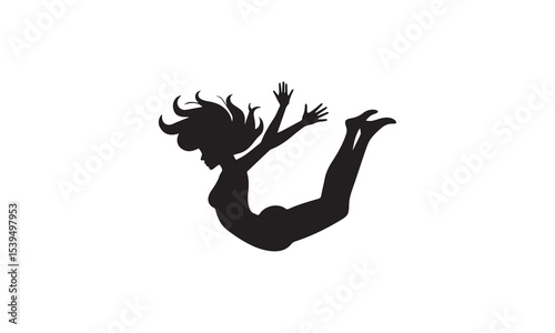 Elegant Dive Silhouette