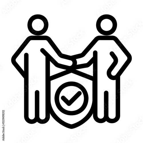 security Line Icon