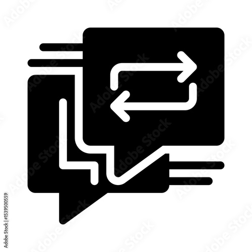 repeatable dialogue glyph icon