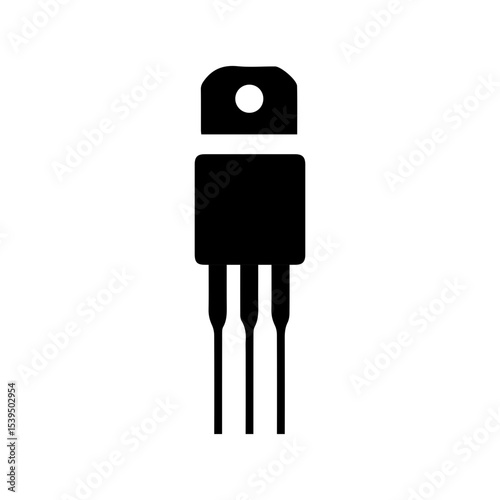 voltage glyph icon