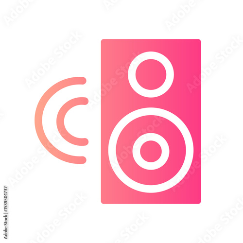 sound gradient icon