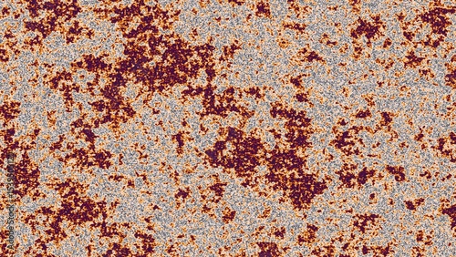 Grunge-style digital texture with burnt orange, deep maroon, and light gray tones. Organic cracked surface effect. Perfect for backgrounds, overlays, or adding vintage decay in design projects.