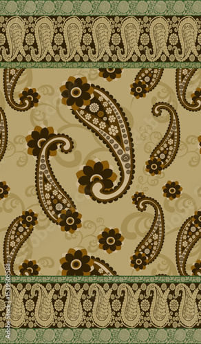 elegant paisley pattern for wallpaper background and textile beautiful paisley originated in persia and paisley is popular in Iran india scotland this paisley design is good for dress shawl scarf rida