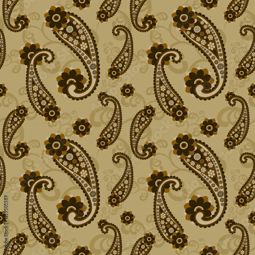 elegant paisley pattern for wallpaper background and textile beautiful paisley originated in persia and paisley is popular in Iran india scotland this paisley design is good for dress shawl scarf rida