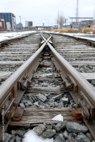 Railroad switch / turnout photo