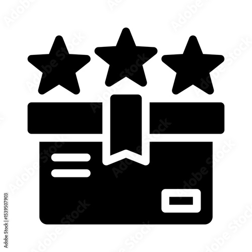 subscription box glyph icon