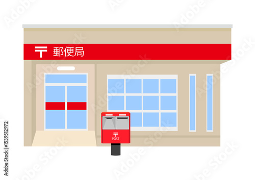 郵便局と郵便ポスト