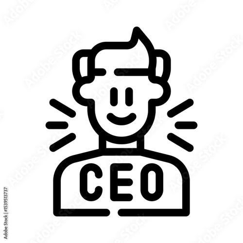 executive line icon