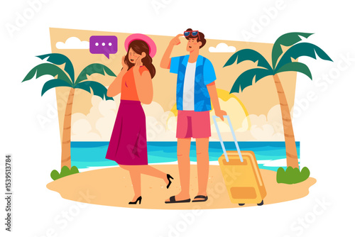 girl on the beach