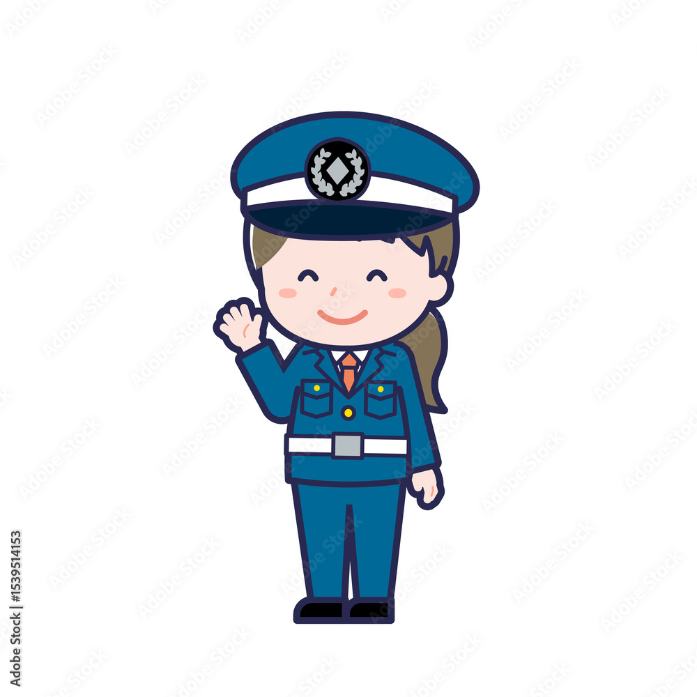 Fototapeta premium 警備員／ななめ／女性 10