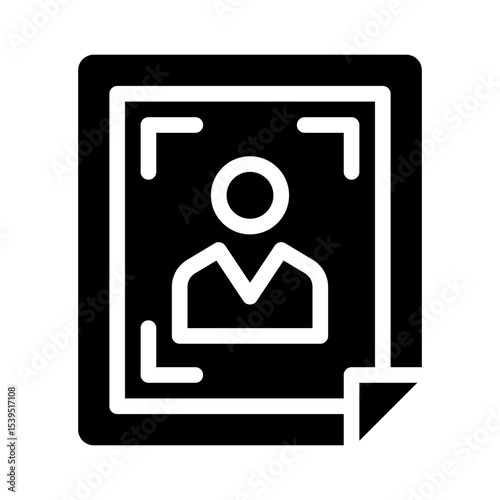 portrait mode glyph icon