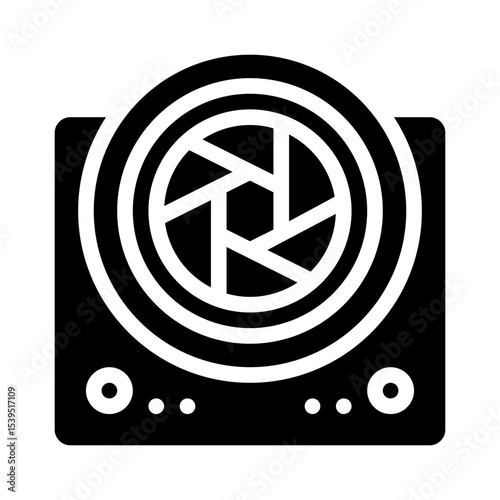 shutter button glyph icon