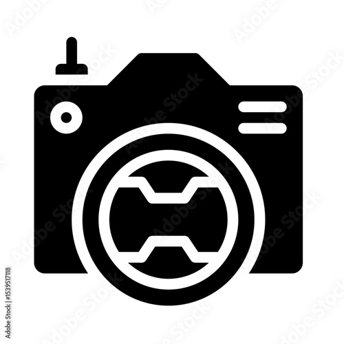 lens cap glyph icon