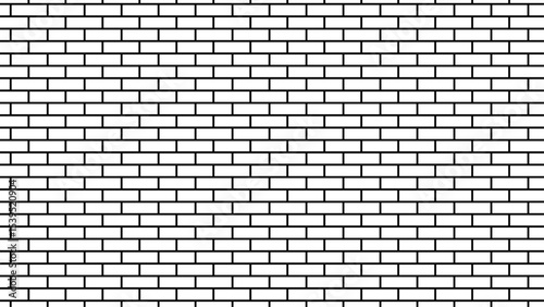 Colorful brick wall texture and white brick wall, seamless building cement concrete wall grunge background.