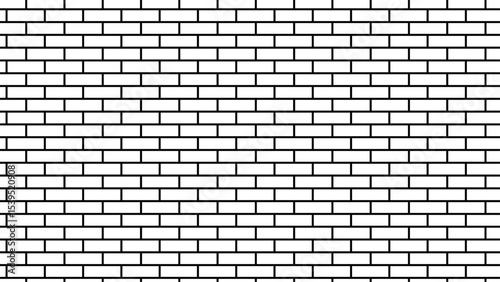 Colorful brick wall texture and white brick wall, seamless building cement concrete wall grunge background.