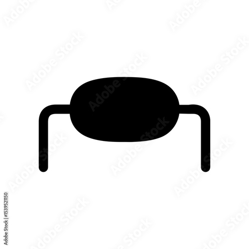 Capacitor glyph icon