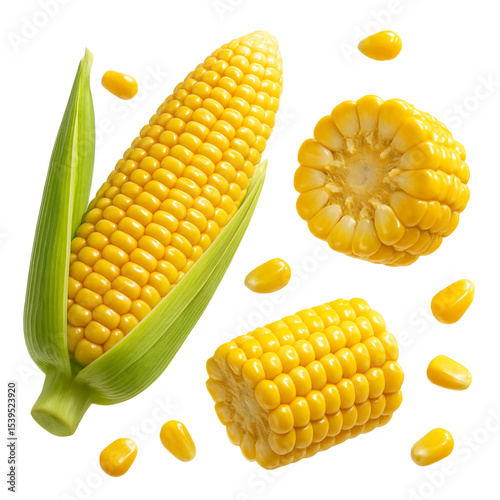 Fresh sweet corn: vibrant, healthy, and delicious.