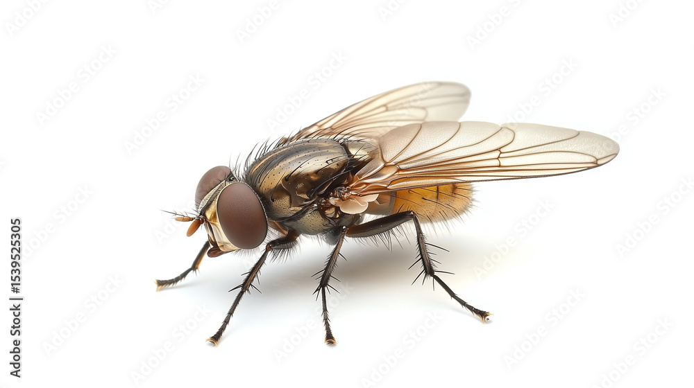 fly isolated on a white fly isolated on a white