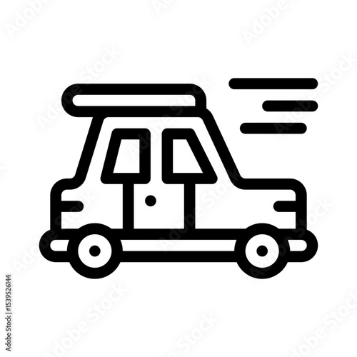 SUV line icon