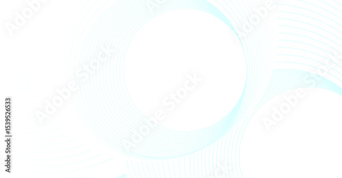 Subtle Teal Geometric Waves on White - Abstract Pattern Background for Modern Design, Digital Art, and Minimalist Aesthetics with Smooth Curves