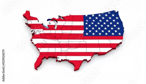 united states of america  map