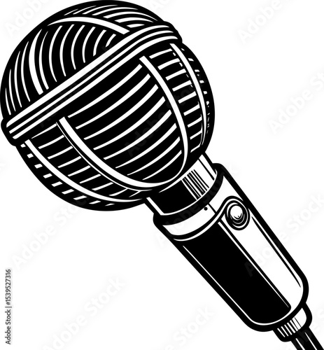 microphone vector illustration
