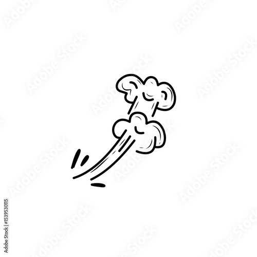 hand drawn comic bombs and explosions