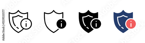 Secure icon sheet multiple style collection