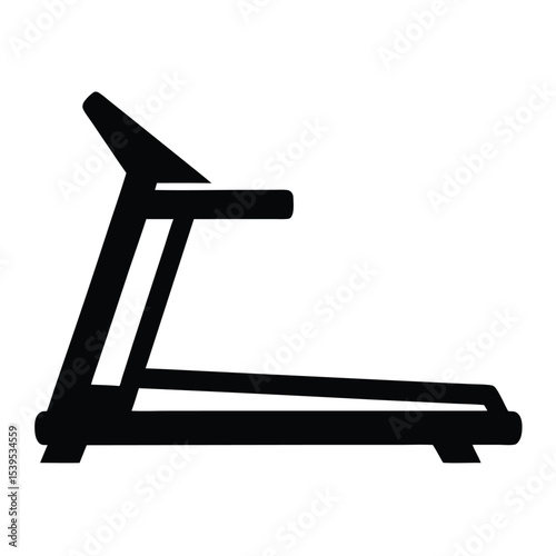 Treadmill icon isolated on white background