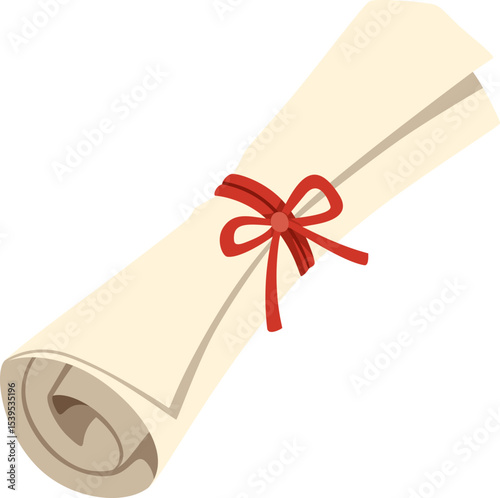 Rolled Legal Document

