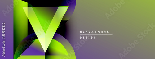 Abstract design features vibrant green, purple gradients. Letter X dominates composition, modern aesthetic. Background suggests digital art.