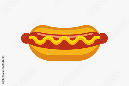 hot dog with ketchup