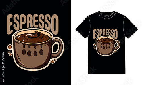 Coffee t-shirt design