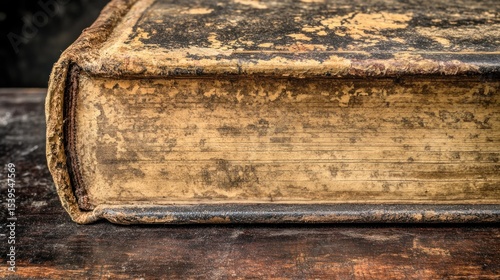Ancient Book Close-Up: A Glimpse into History