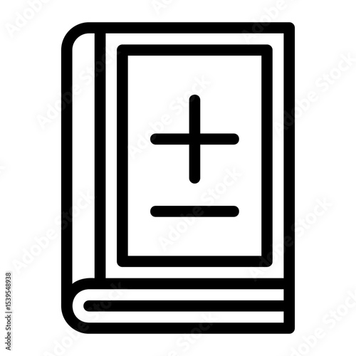 maths line icon