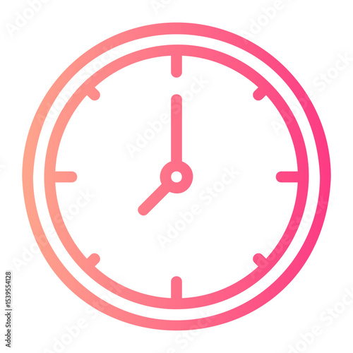 Free Download clock gradient icon - GFXLoad