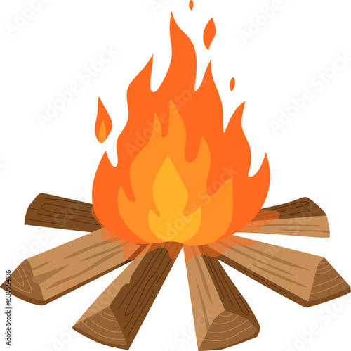 Bonfire Illustration