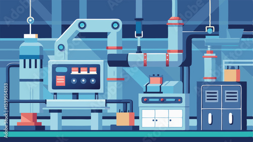 Precise Vector Illustration of Digital Dashboard Alerts  