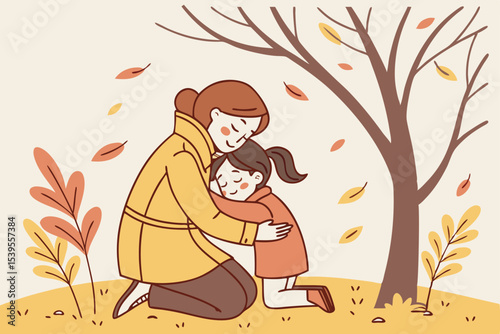 A heartwarming black and white graphic design for Mother's Day.