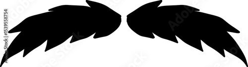 Moustache trendy styles. Mustache curly horseshoe imperial pencil english pyramid italian and vintage narrow french walrus brush male hipster modern fashion. Chevron vector.