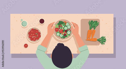 Delicious and Healthy Salad Preparation A Step-by-Step Guide