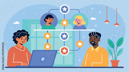 Playful Vector Art of Digital Onboarding Progress  