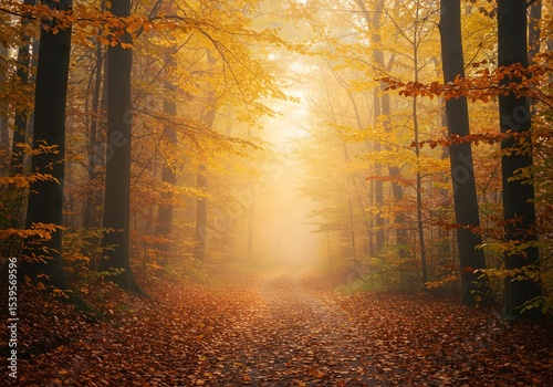 Tranquil Autumn Scene photo