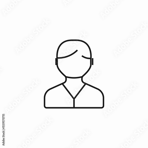 professional person icon sign vector