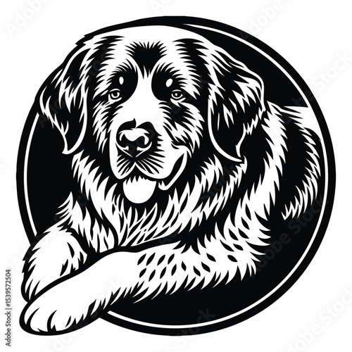 puppy cartoon set. cute spotted white brown dog, funny little animal character playing ball collar bone domestic pet vector illustration