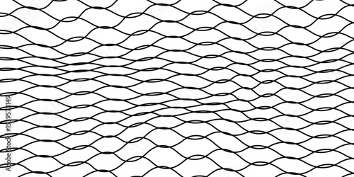 Mesh texture for fishing nets. Seamless pattern for sportswear or soccer goal, volleyball net, basketball hoop. VECTOR