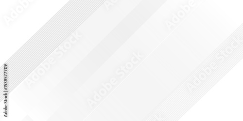 Abstract white and grey gradient color with modern geometric background for graphic design element. vector